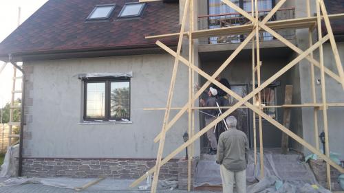 Подготовка стен под короед. Подготовительный этап