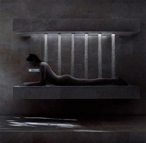 Тропический душ в интерьере. Несколько идей