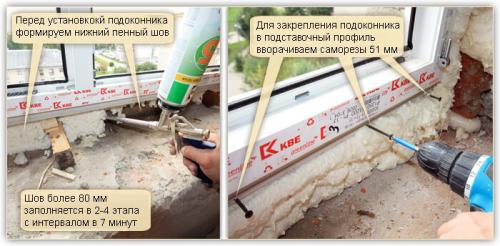 Какие инструменты и материалы нужны для установки подоконника. Как правильно установить подоконник своими руками