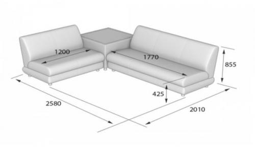 Размеры углового дивана со спальным местом. Параметры компактных и малогабаритных угловых диванов 11 Размеры углового дивана со спальным местом. Параметры компактных и малогабаритных угловых диванов 11