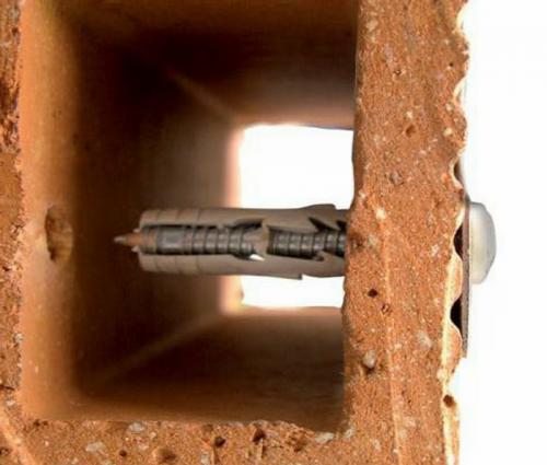 Как вкрутить дюбель в кирпичную стену. Дюбель для кирпича пустотелого, установка и крепёж