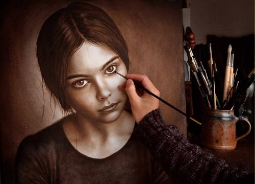 Акриловые краски на водной основе, как пользоваться. Техники рисования акриловыми красками