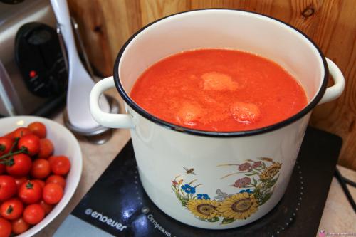 Как удалить семена из томатного сока. Домашний томатный сок