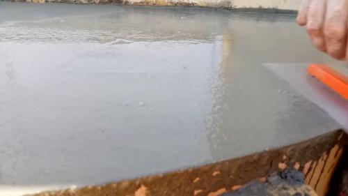 Железнение цементных покрытий. Процесс железнения бетона