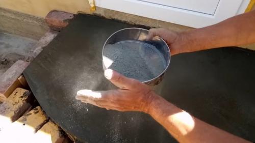 Железнение цементных покрытий. Процесс железнения бетона