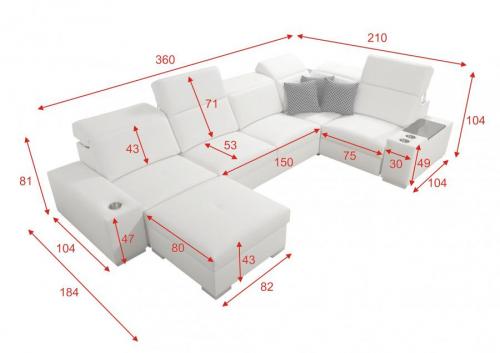 Маленький угловой диван размеры. Стандартные размеры