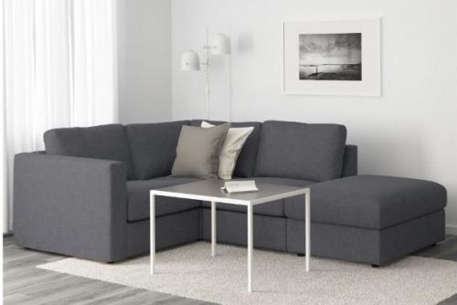 Габариты дивана углового. Размер «стандарт» 02 Габариты дивана углового. Размер «стандарт» 02