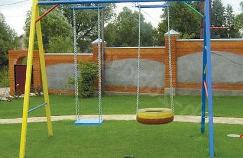 Покрытие для детской площадки своими руками. №7. Дачная детская площадка своими руками