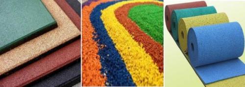 Недорогое покрытие для детской площадки. Виды резиновых покрытий