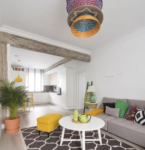 Дизайн квартиры-студии в светлых тонах. Цветовые решения маленькой квартиры