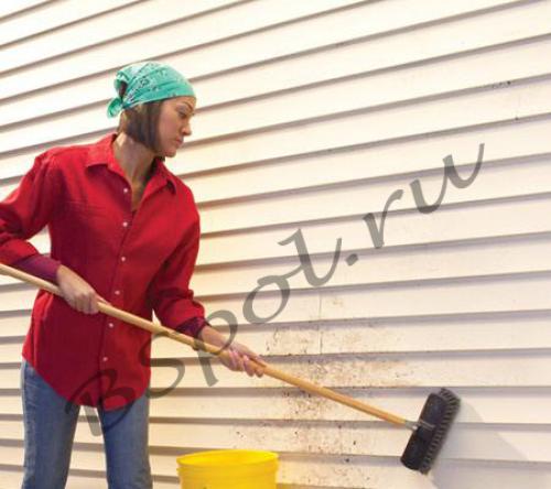 Чем отмыть сайдинг от зелени. Основы ухода за пластиковым покрытием фасада 03