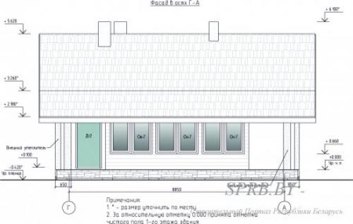 Строительный чертеж дома. Общие сведения 06 Строительный чертеж дома. Общие сведения 06