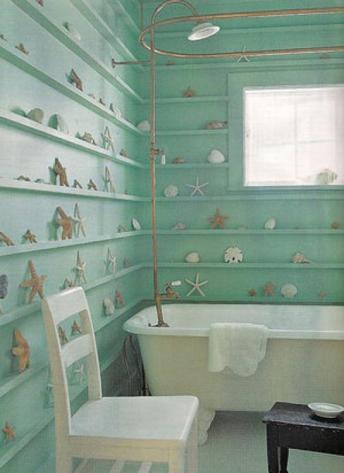 Полочки из гипсокартона в ванной. Гипсокартон в отделке ванной комнаты 02