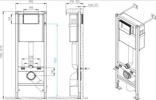 Высота унитаза от пола. Виды инсталляции для унитаза: стандартные размеры разных типов 01 Высота унитаза от пола. Виды инсталляции для унитаза: стандартные размеры разных типов 01