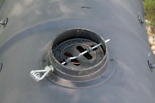 Печка из бочки для казана. Печь из 200 литровой бочки своими руками