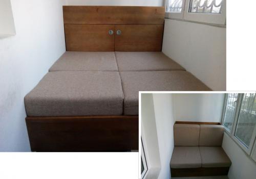 Диван на балкон своими руками. Варианты диванов на балкон