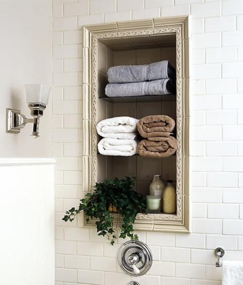 Ниши в душевой, как сделать. Виды ниш в ванной