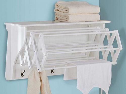 Сушилка для белья крепится к стене. Виды сушилок для белья настенных