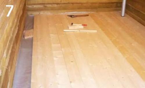 Расстояние между досками чернового пола. Устройство чернового пола в деревянном доме