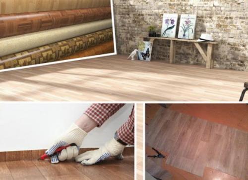 Как постелить линолеум в комнате с мебелью. Как постелить линолеум в комнате, не убирая из нее всю мебель