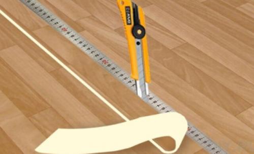 Как постелить линолеум в коридоре с поворотами. Бетонный и деревянный пол 04