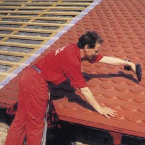 Схема укладки металлочерепицы. Последовательность укладки 06