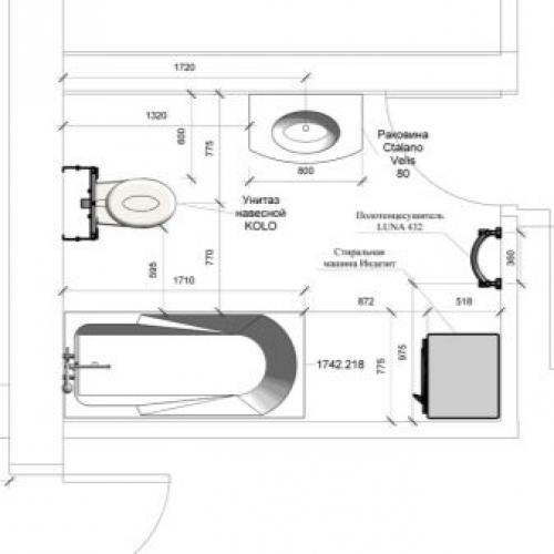 Размеры для унитаза. Стандартные размеры унитаза и минимальный размер туалета 13
