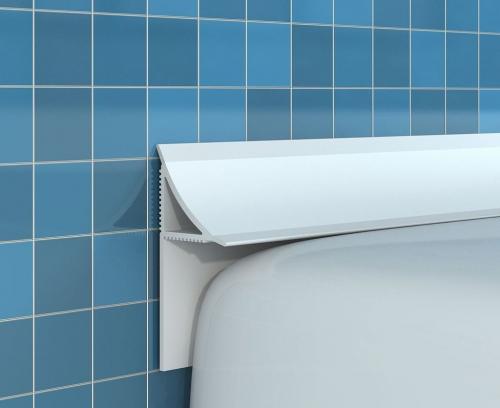 Напольный плинтус в ванной. Основные правила подбора и монтажа плинтуса для ванной