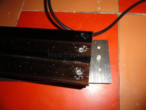 Установка нижней направляющей шкафа-купе. Установка раздвижной системы шкафа-купе