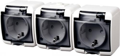Тройная розетка в один подрозетник. Тройная розетка: основные разновидности