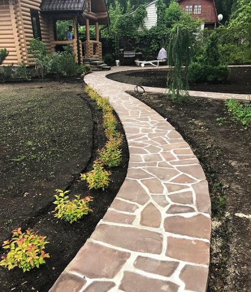 Из чего сделать дорожки на даче дешево и красиво. Дизайнерские решения