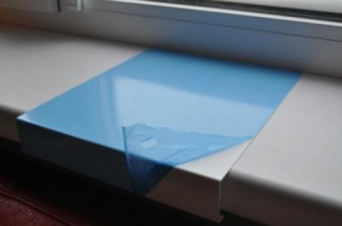 Накладка на пластиковый подоконник. Накладки на подоконники (ремонтные)