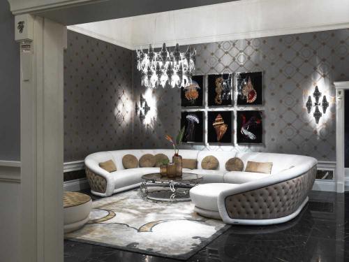 Круглые диваны для гостиной. Функциональные возможности и виды трансформации