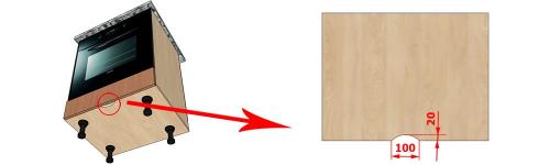 Как правильно измерить место для установки встроенного духового шкафа. Расчет короба под духовой шкаф и варочную поверхность