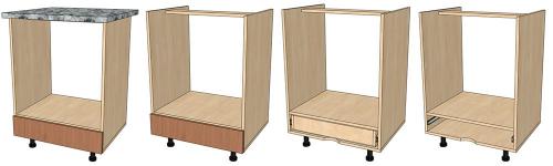 Как правильно измерить место для установки встроенного духового шкафа. Расчет короба под духовой шкаф и варочную поверхность