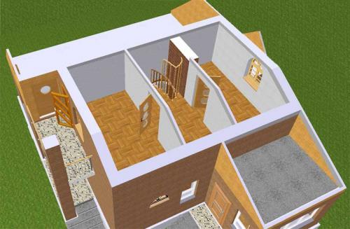 Дом 6 на 6 двухэтажный планировка. Двухэтажные дома 6х6: особенности планировки 04 Дом 6 на 6 двухэтажный планировка. Двухэтажные дома 6х6: особенности планировки 04