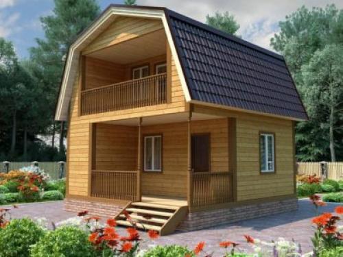 Планировка дома 6 н.  Дома и коттеджи 6 на 6: проекты и планировки домов