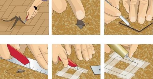 Стелить линолеум на старый линолеум. Ремонт старого покрытия 01