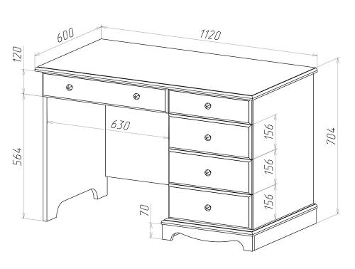 Толщина столешницы для стола рабочего. Стандартные размеры письменных и ученических столов, нормативы высоты