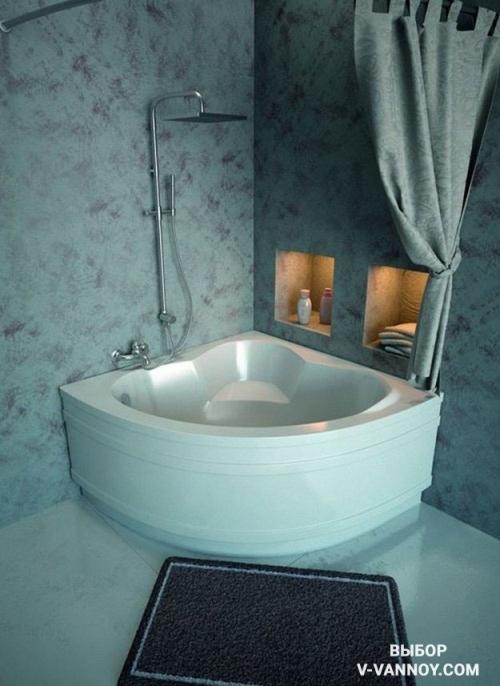 Размеры угловых ванн. Каких размеров бывают угловые ванны? 20 популярных моделей