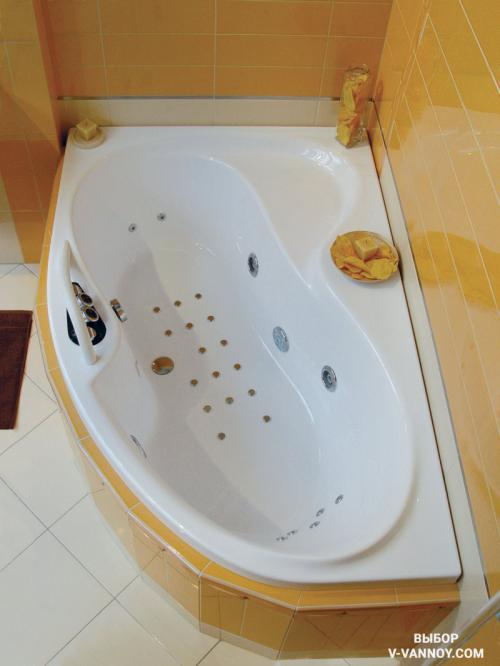Размеры угловых ванн. Каких размеров бывают угловые ванны? 20 популярных моделей