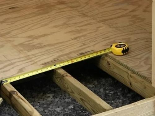 Толщина доски для пола и расстояние между лагами. Расстояние между лагами пола 03
