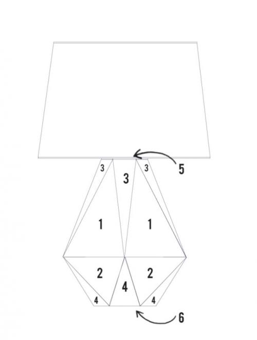 Основание для настольной лампы своими руками. 7 идей настольных лампа из подручных средств