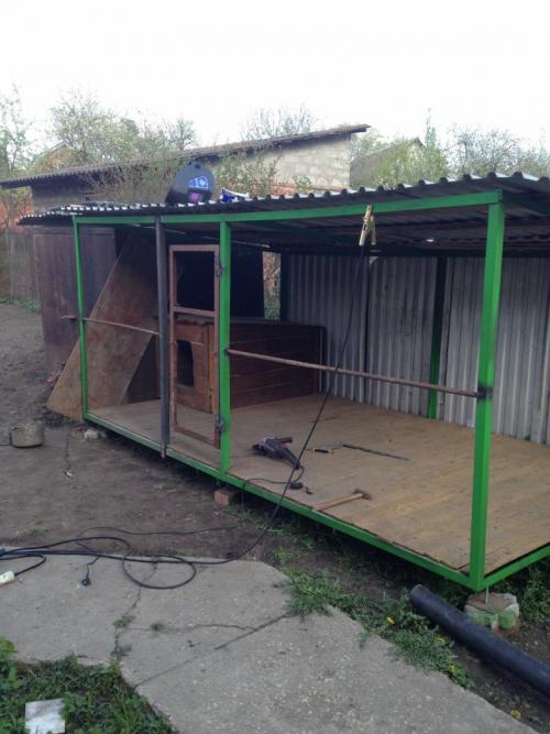 Чертеж вольера для собаки 2х4. Разрабатываем чертеж с размерами вольера для собаки с учетом всех нюансов 02