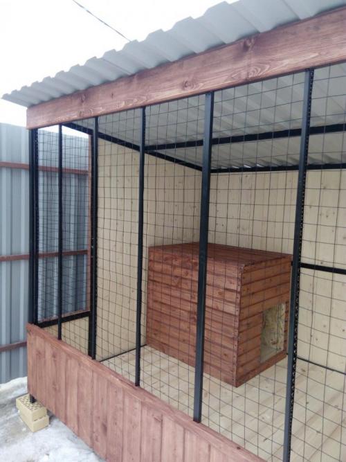 Чертеж вольера для собаки 2х4. Разрабатываем чертеж с размерами вольера для собаки с учетом всех нюансов 04