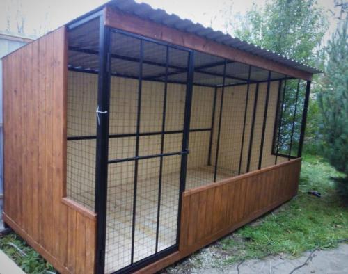 Чертеж вольера для собаки 2х4. Разрабатываем чертеж с размерами вольера для собаки с учетом всех нюансов 05