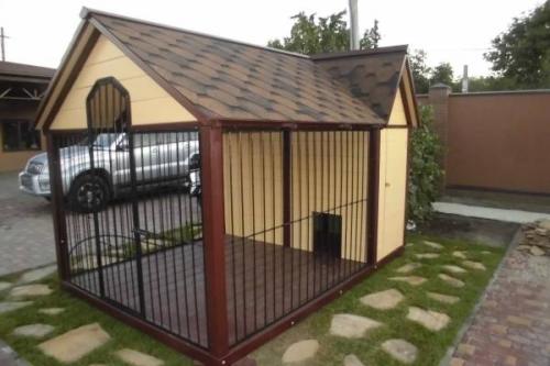 Чертеж вольера для алабая. Вольеры для алабаев: варианты проектов