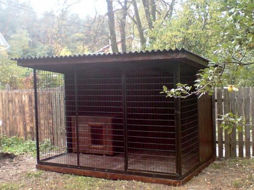 Чертеж вольера для собаки 2х4. Разрабатываем чертеж с размерами вольера для собаки с учетом всех нюансов 06