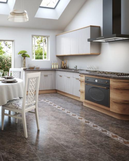 Какую плитку лучше класть на кухне на пол. Требования к напольной поверхности кухни