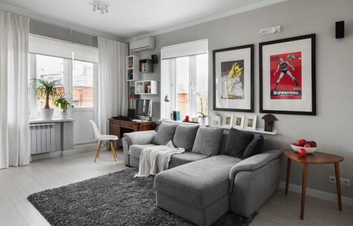 Простой интерьер однокомнатной квартиры. Дизайн однокомнатной квартиры — 150 фото в интерьере